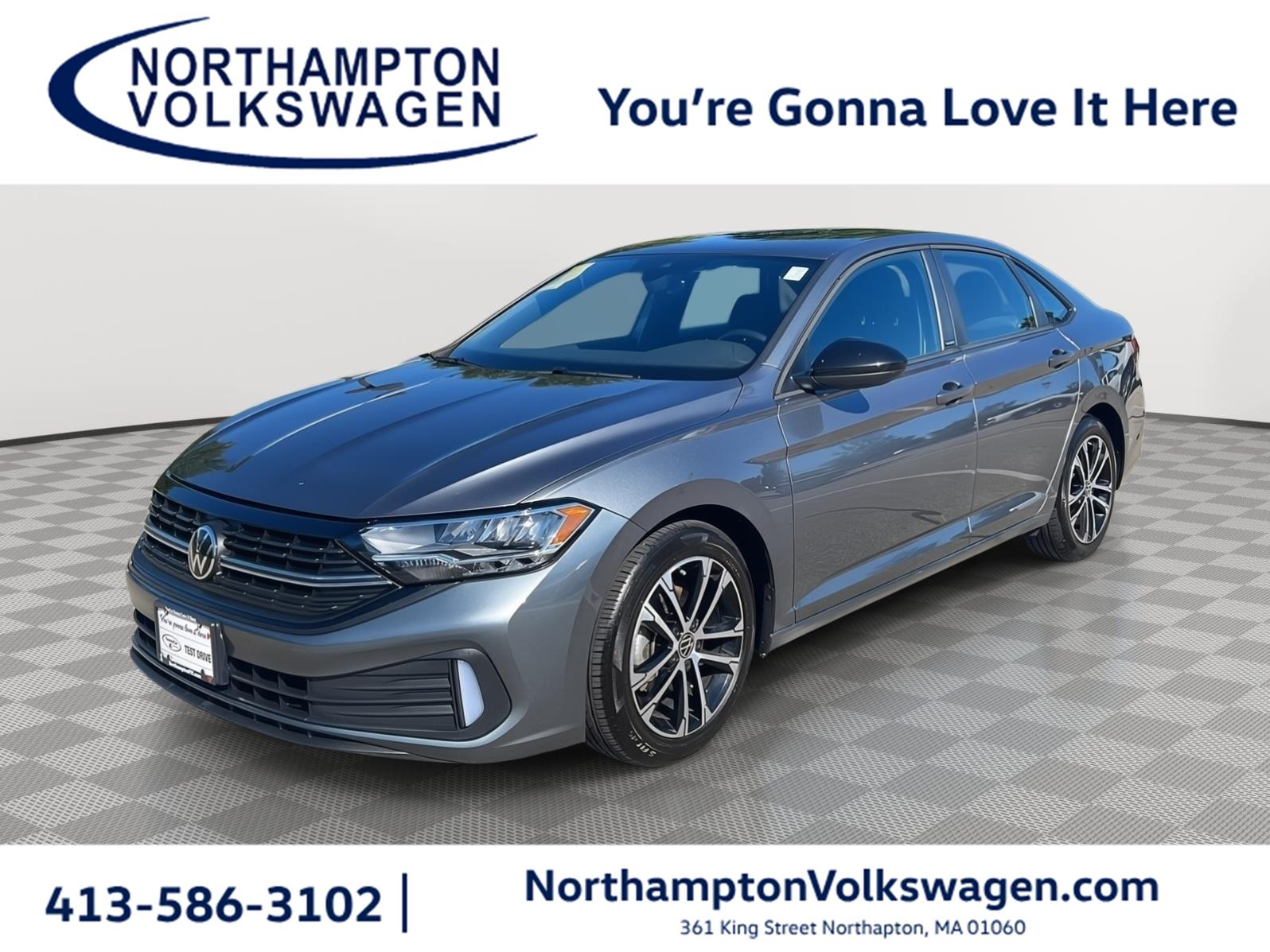Platinum Gray Metallic 2024 Volkswagen Jetta Sedan Front-Wheel Drive Automatic