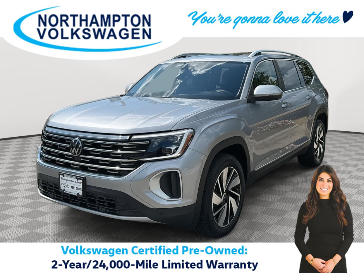 Silver Mist Metallic 2024 Volkswagen Atlas SUV / Crossover All-Wheel Drive Automatic