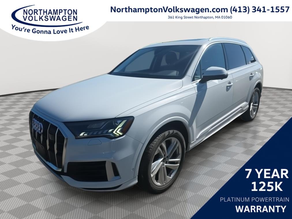 Glacier White Metallic 2023 Audi Q7 SUV / Crossover All-Wheel Drive Automatic