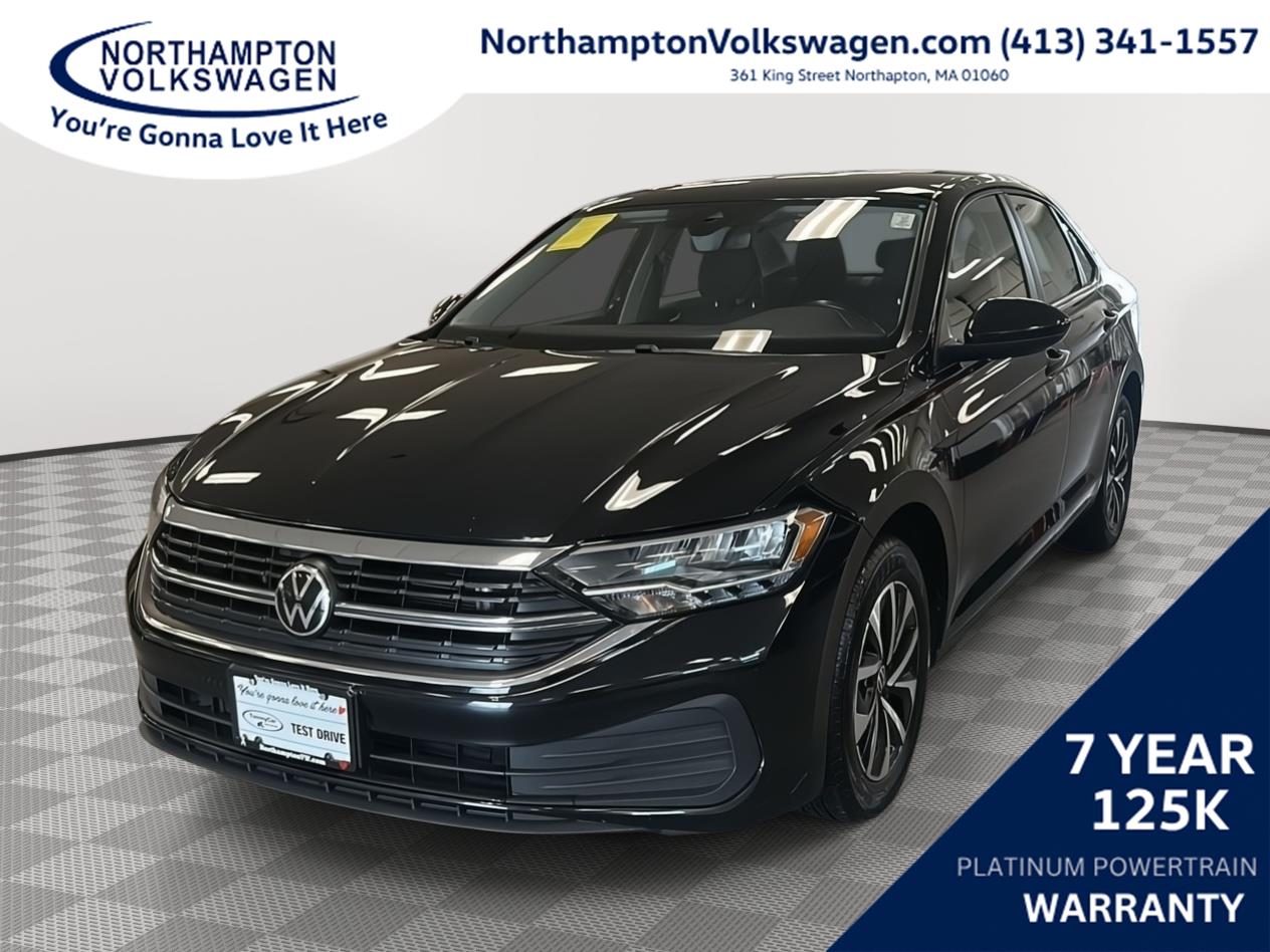 Deep Black Pearl 2024 Volkswagen Jetta Sedan Front-Wheel Drive Automatic