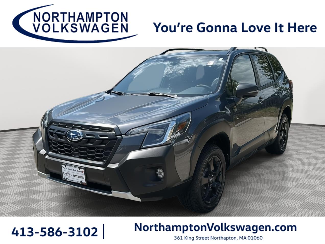 Magnetite Gray Metallic 2024 Subaru Forester SUV / Crossover All-Wheel Drive Continuously Variable Transmission