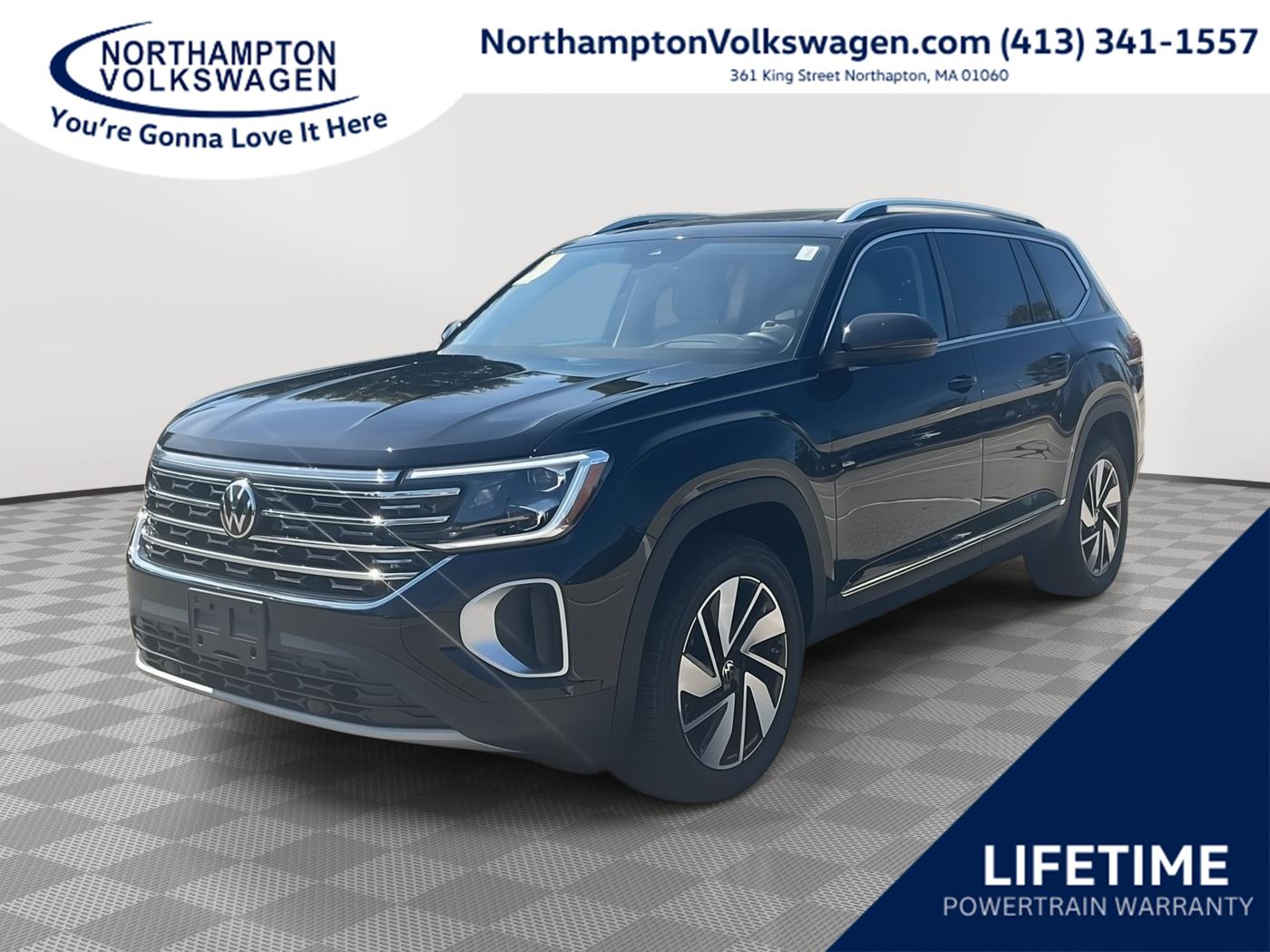 Deep Black Pearl 2026 Volkswagen Atlas SUV / Crossover All-Wheel Drive Automatic