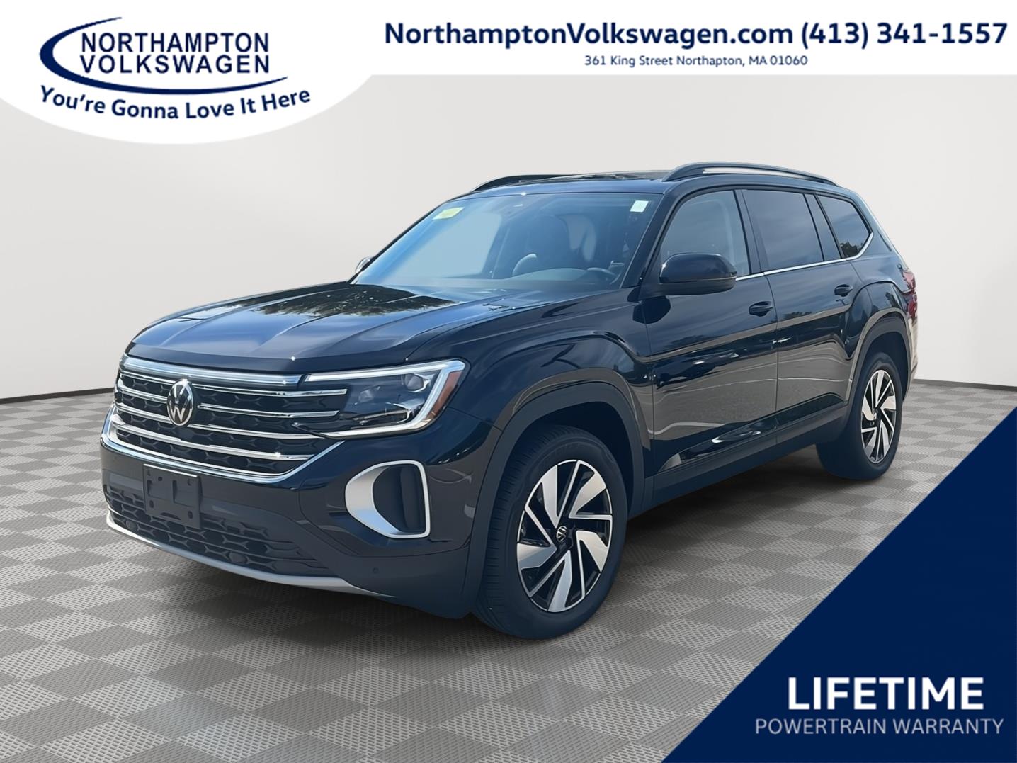 Deep Black Pearl 2026 Volkswagen Atlas SUV / Crossover All-Wheel Drive Automatic