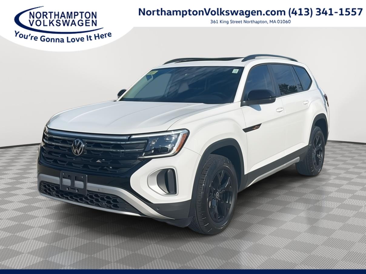 Pure White 2024 Volkswagen Atlas SUV / Crossover All-Wheel Drive Automatic