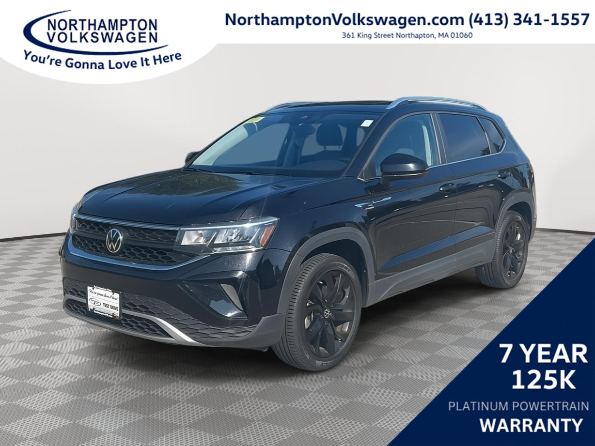 Deep Black Pearl 2022 Volkswagen Taos SUV / Crossover All-Wheel Drive Automatic
