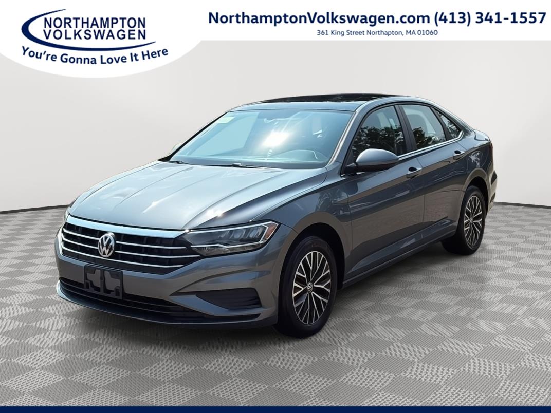 Platinum Gray Metallic 2019 Volkswagen Jetta Sedan Front-Wheel Drive Automatic