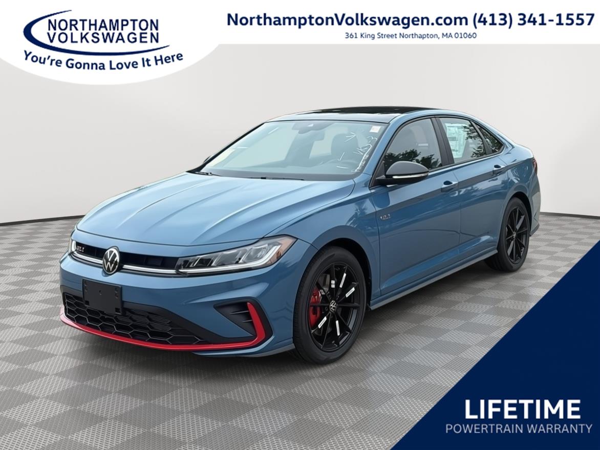 Monterey Blue Pearl w/Deep Black Roof 2026 Volkswagen Jetta GLI Sedan Front-Wheel Drive Manual