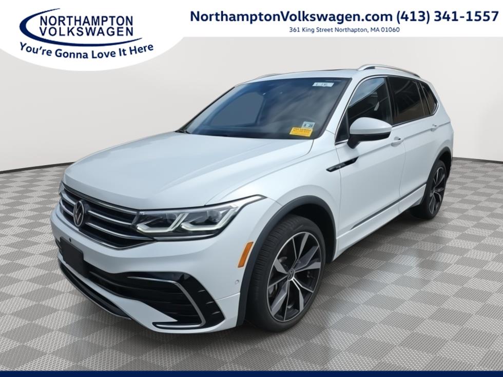 Opal White Pearl 2023 Volkswagen Tiguan SUV / Crossover All-Wheel Drive Automatic