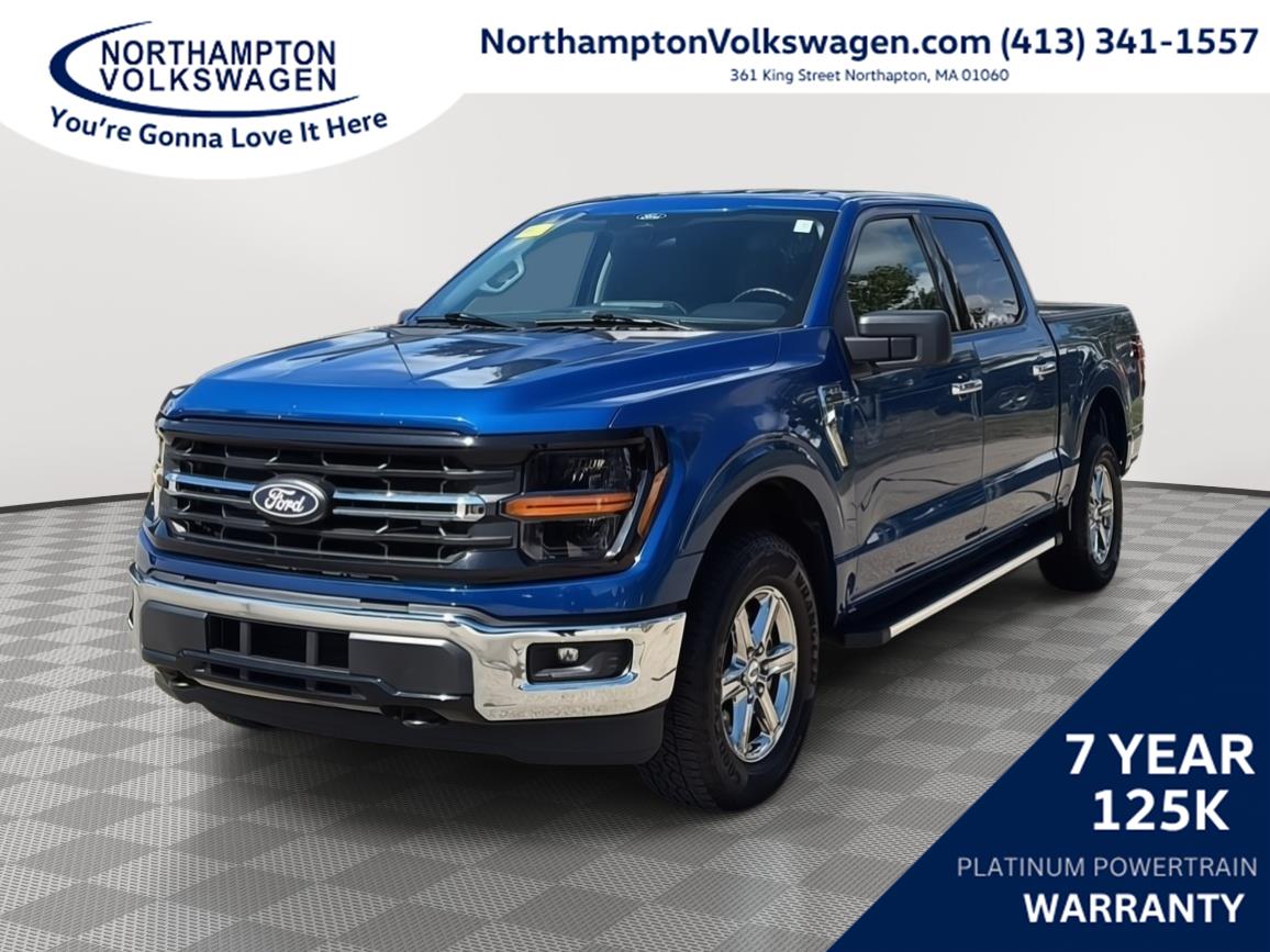 Atlas Blue 2025 Ford F-150 Pickup Truck Four-Wheel Drive Automatic