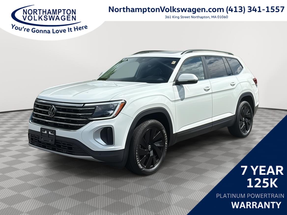 Pure White 2024 Volkswagen Atlas SUV / Crossover All-Wheel Drive Automatic