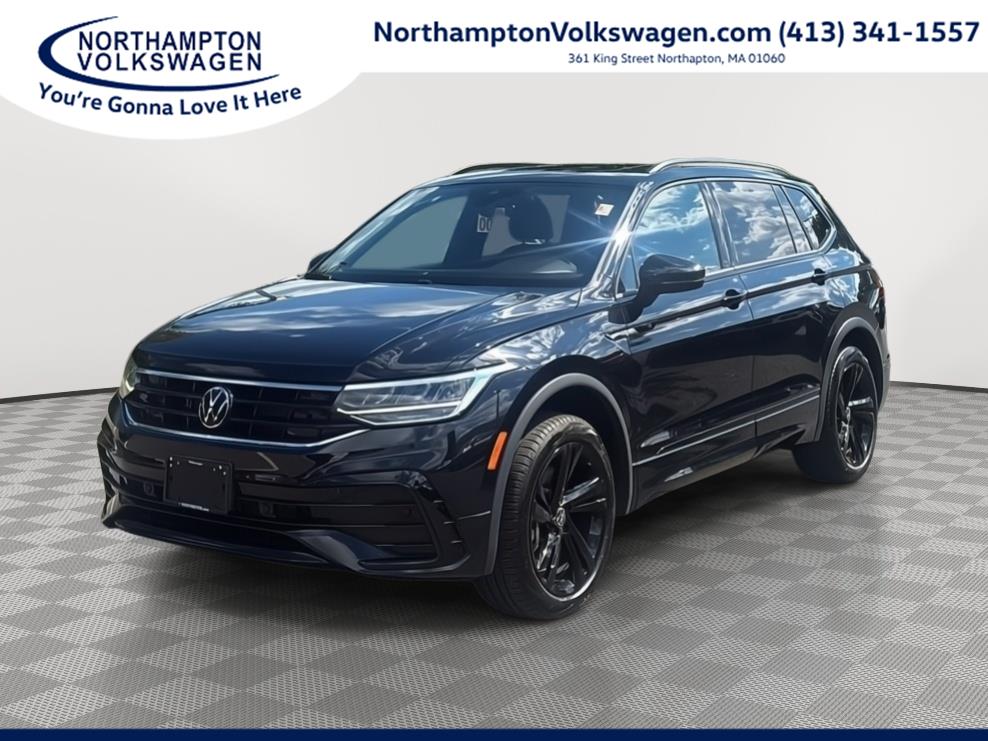 Deep Black Pearl 2024 Volkswagen Tiguan SUV / Crossover All-Wheel Drive Automatic