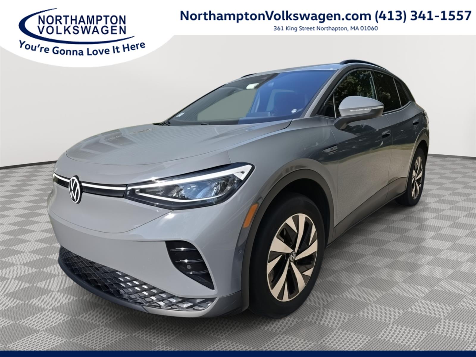 Pure Gray 2023 Volkswagen ID.4 SUV / Crossover All-Wheel Drive Automatic