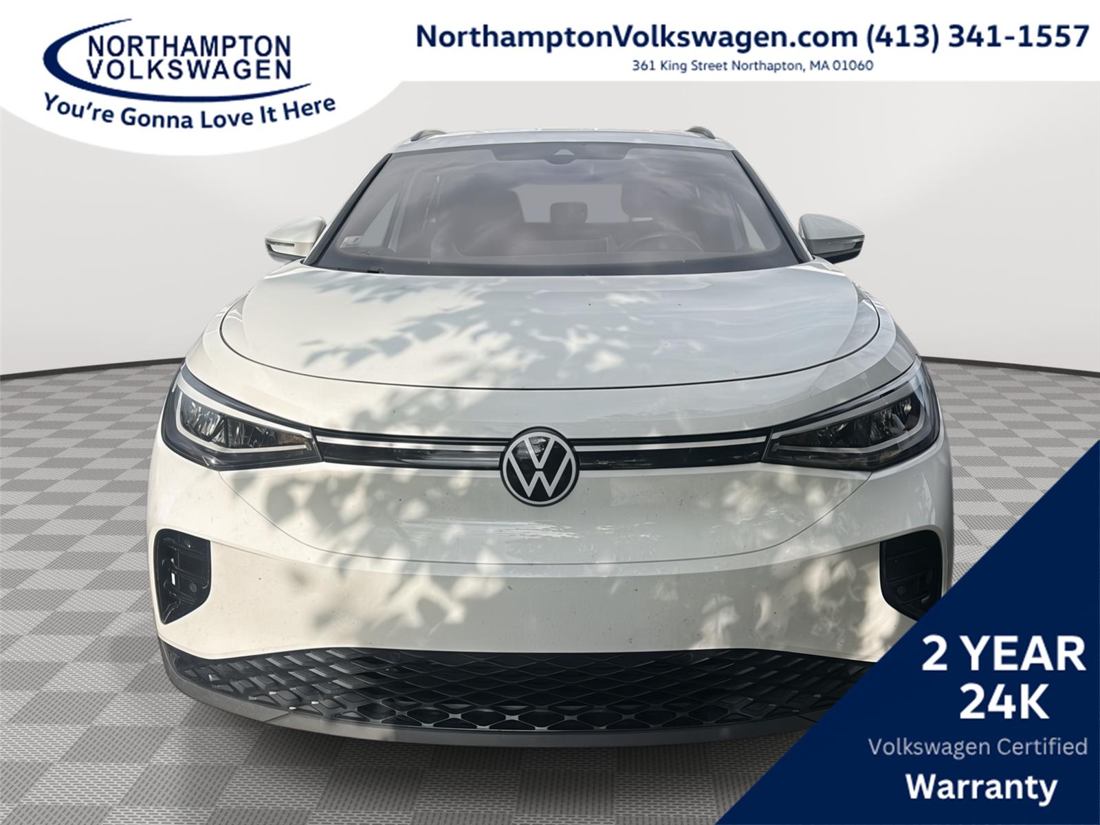 Pure White 2024 Volkswagen ID.4 SUV / Crossover All-Wheel Drive Automatic