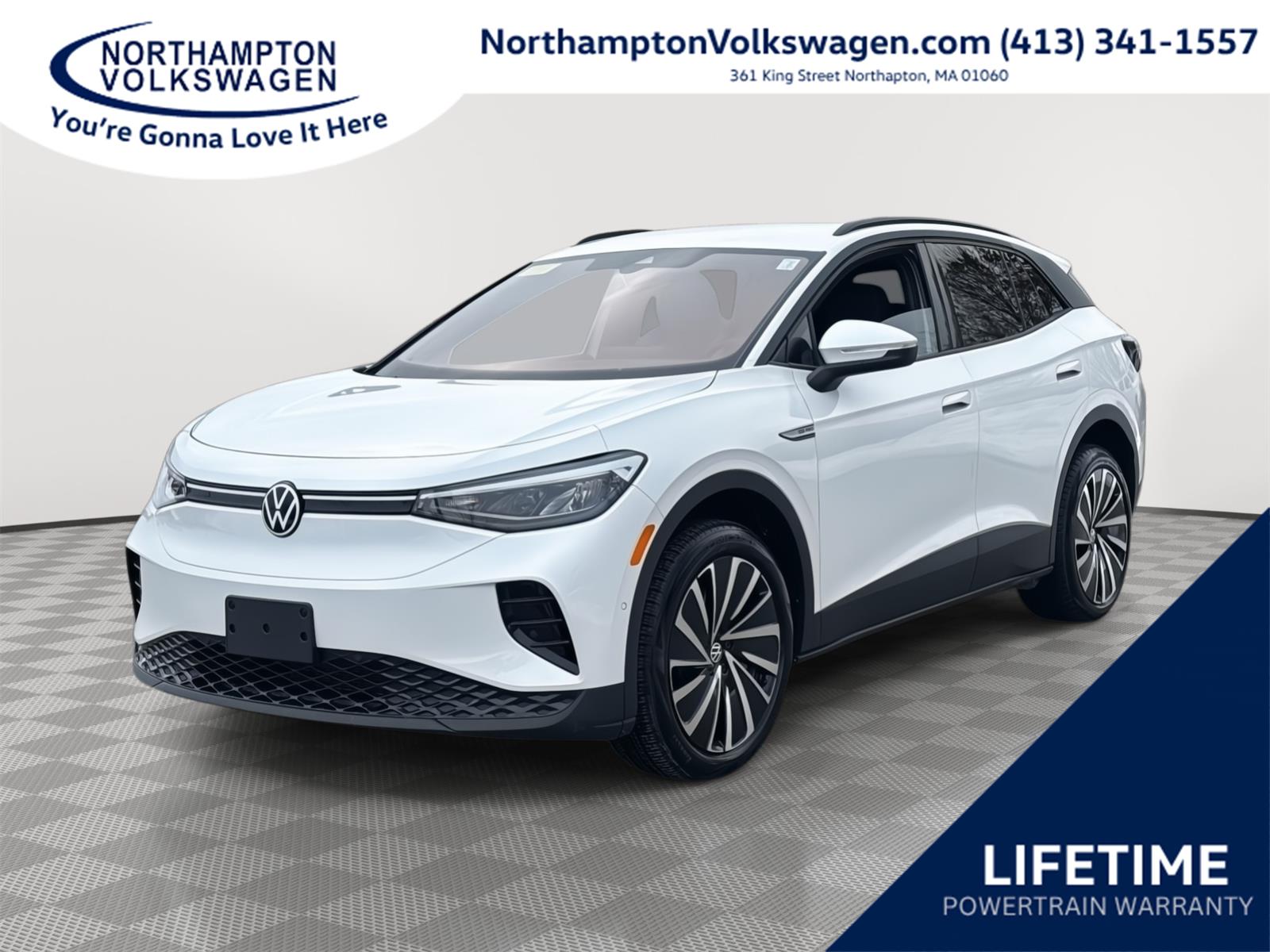 White 2025 Volkswagen ID.4 SUV / Crossover All-Wheel Drive Automatic