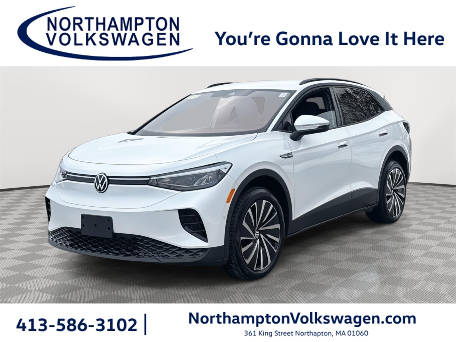White 2025 Volkswagen ID.4 SUV / Crossover All-Wheel Drive Automatic