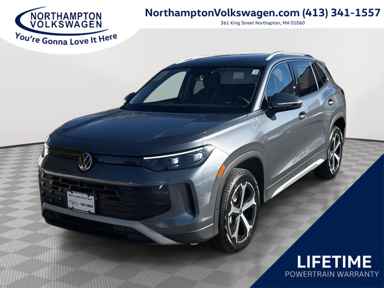 platinum gray metallic 2026 Volkswagen Tiguan SUV / Crossover All-Wheel Drive Automatic