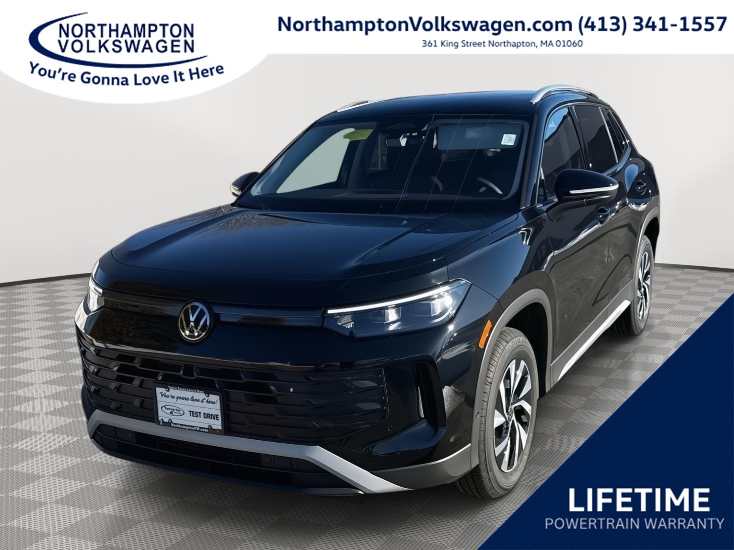 Deep Black Pearl 2026 Volkswagen Tiguan SUV / Crossover All-Wheel Drive Automatic