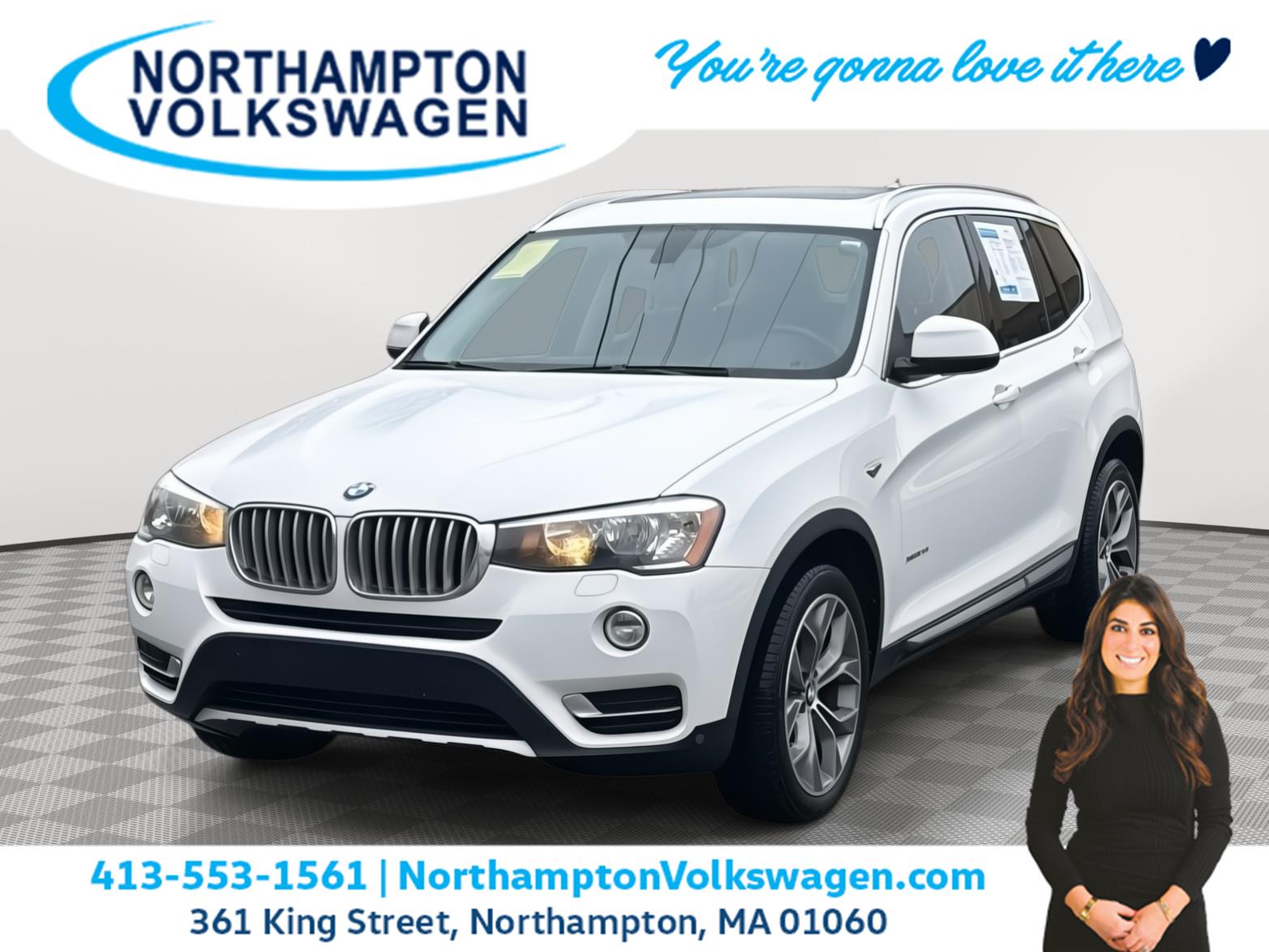 Alpine White 2015 BMW X3 xDrive28i AWD SUV / Crossover All-Wheel Drive 8-Speed Automatic