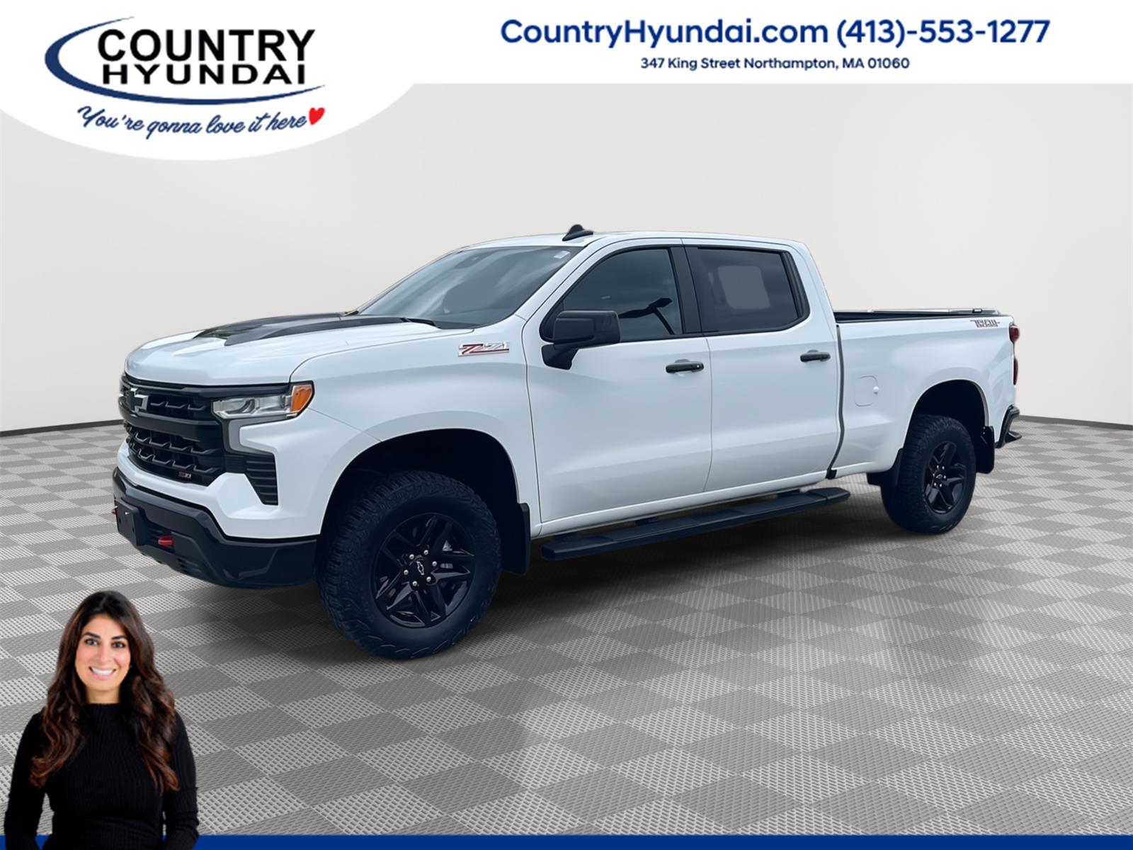 Summit White 2024 Chevrolet Silverado 1500 Pickup Truck Four-Wheel Drive 8-Speed Automatic