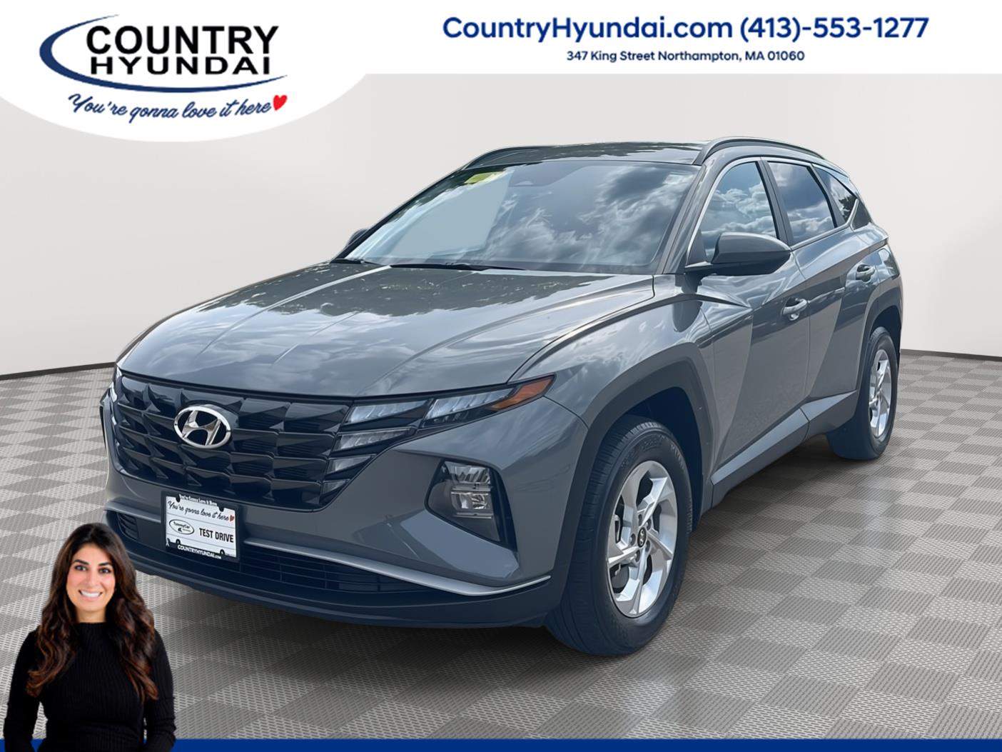 Hampton Gray 2024 Hyundai Tucson SUV / Crossover All-Wheel Drive Automatic