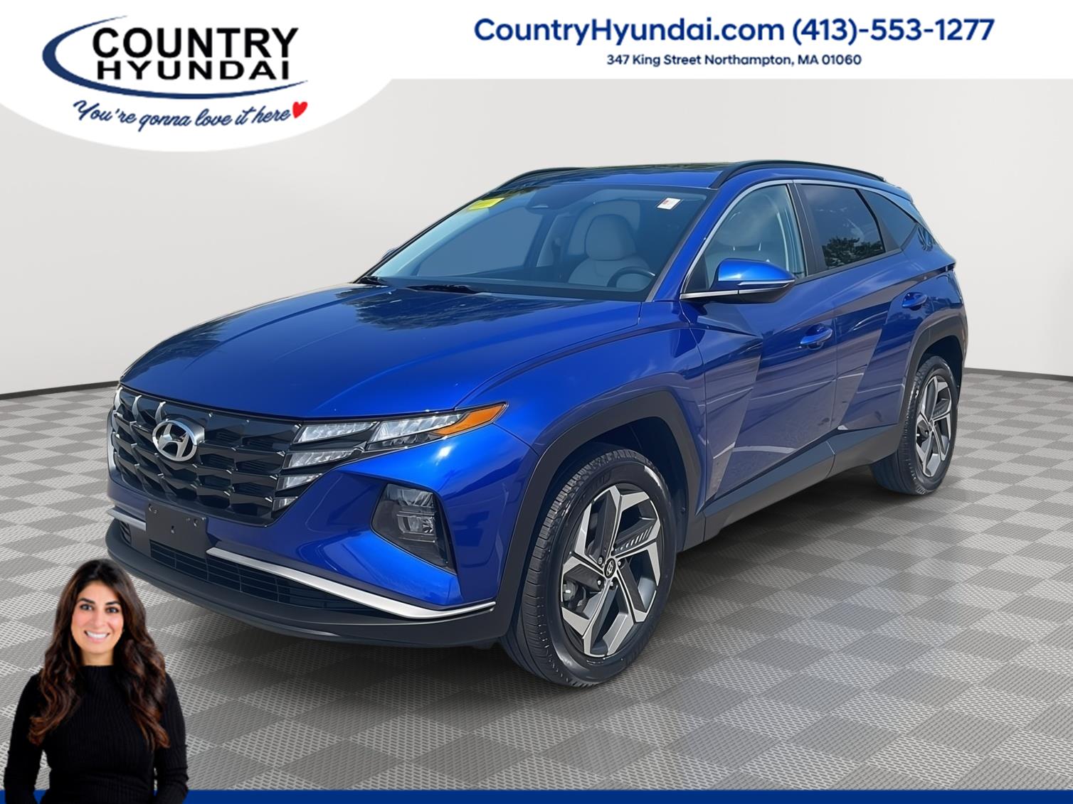 Intense Blue 2023 Hyundai Tucson SUV / Crossover All-Wheel Drive Automatic