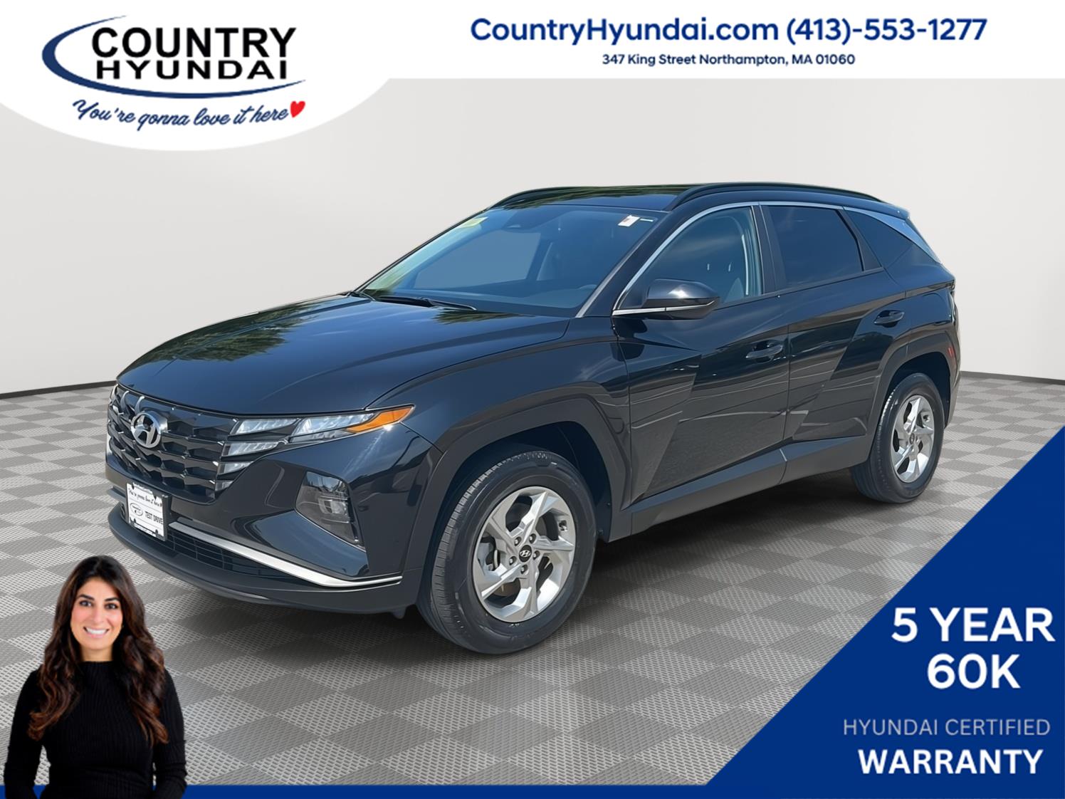 Black Pearl 2024 Hyundai Tucson SUV / Crossover All-Wheel Drive Automatic