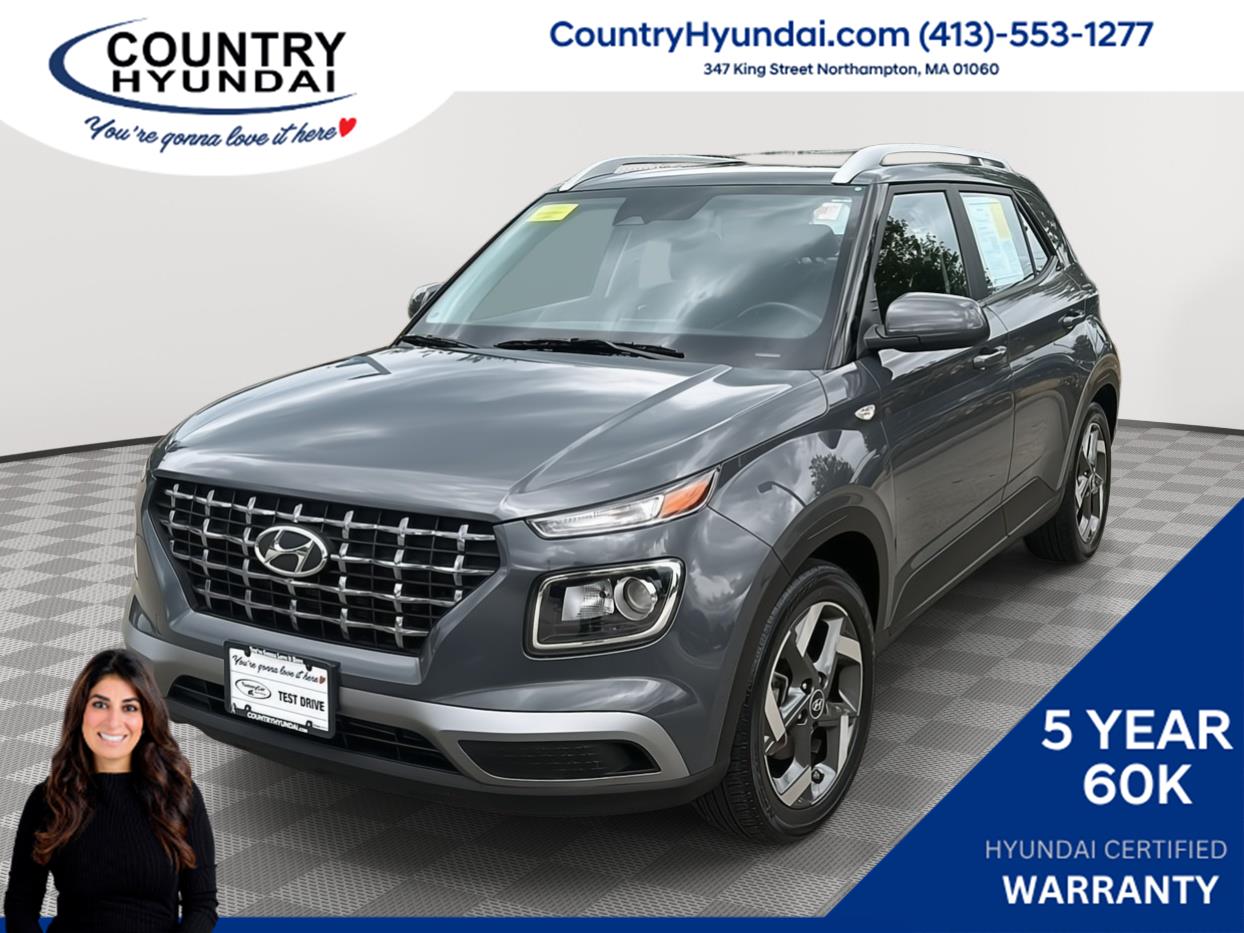 Ecotronic Gray 2023 Hyundai Venue SUV / Crossover Front-Wheel Drive Continuously Variable Transmission