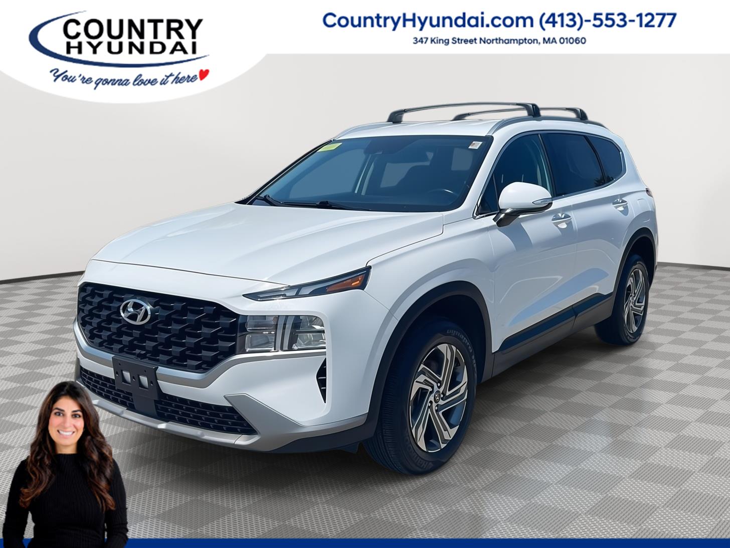 Serenity White Pearl 2023 Hyundai Santa Fe SUV / Crossover All-Wheel Drive Automatic