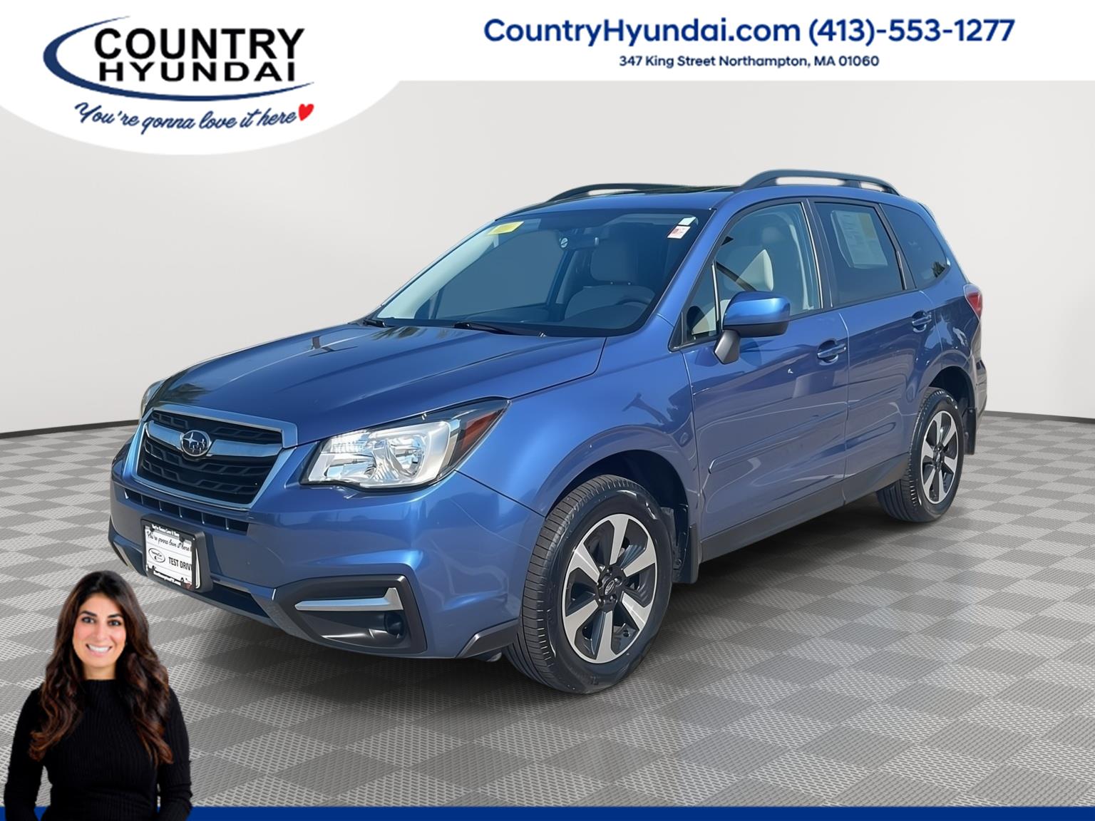 Quartz Blue Pearl 2018 Subaru Forester SUV / Crossover All-Wheel Drive Continuously Variable Transmission