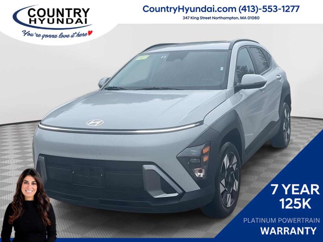 Cyber Gray Metallic 2024 Hyundai Kona SUV / Crossover All-Wheel Drive Continuously Variable Transmission