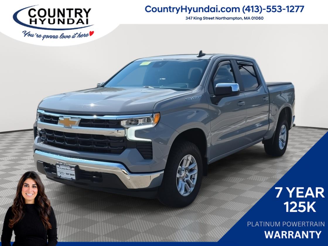 Slate Gray Metallic 2024 Chevrolet Silverado 1500 Pickup Truck Four-Wheel Drive 8-Speed Automatic