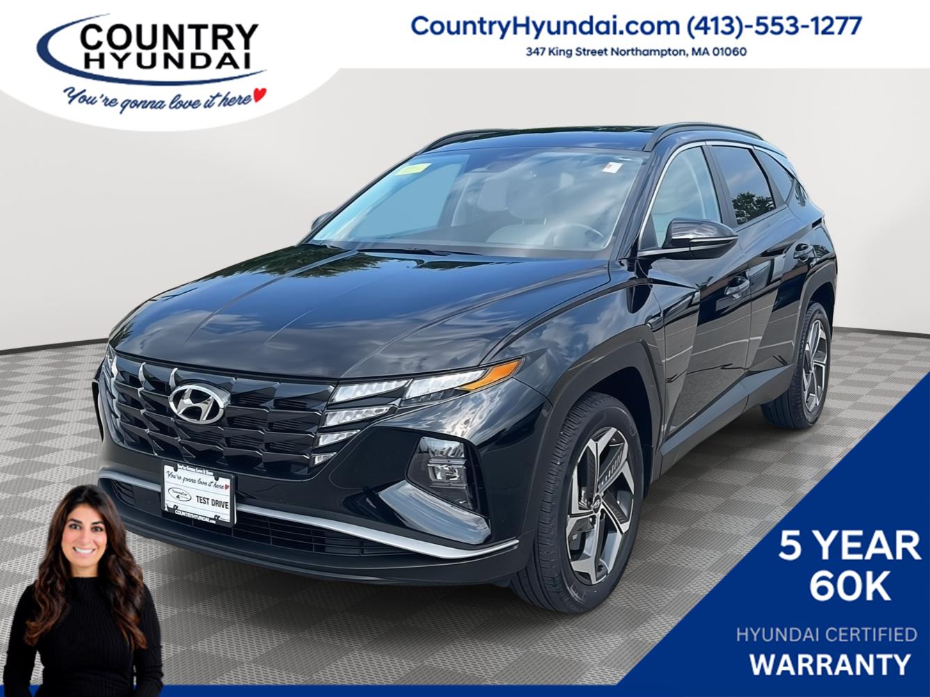 Black Pearl 2024 Hyundai Tucson SUV / Crossover All-Wheel Drive Automatic