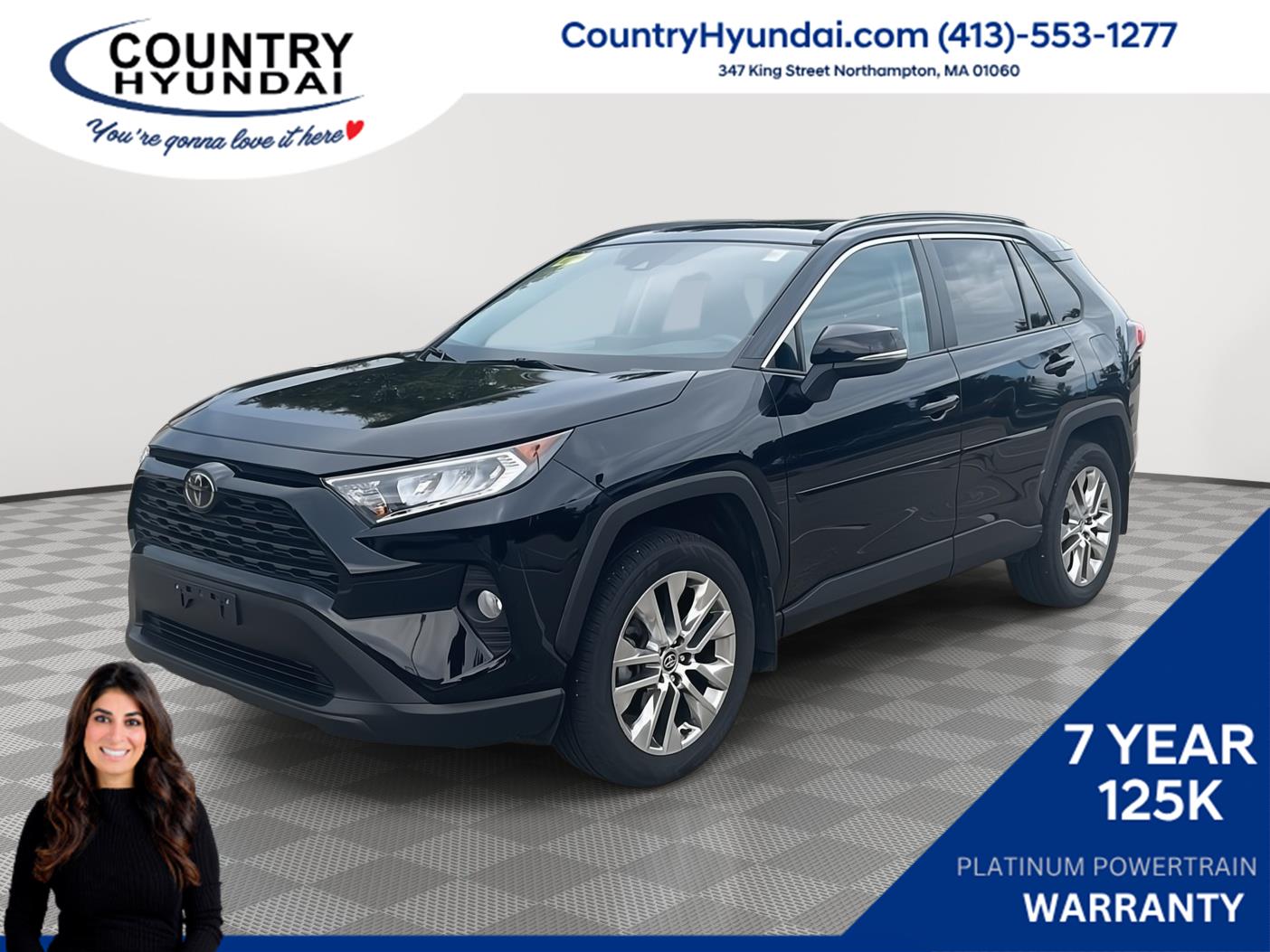 Midnight Black Metallic 2020 Toyota RAV4 SUV / Crossover All-Wheel Drive 8-Speed Automatic