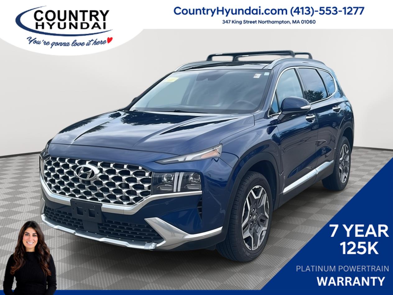 Blue (Stormy Sea) 2021 Hyundai Santa Fe SUV / Crossover All-Wheel Drive Automatic