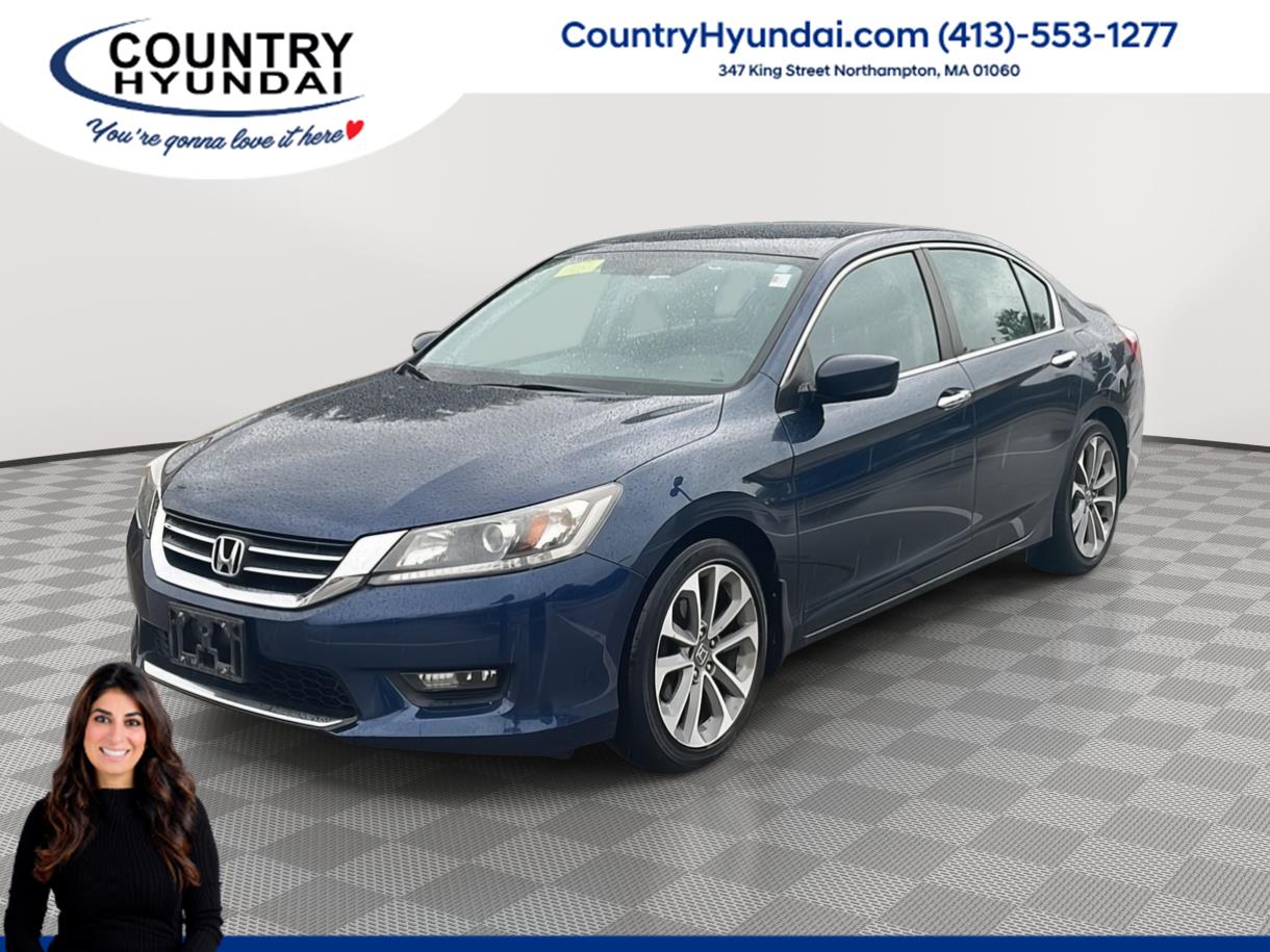 Black (Obsidian Blue Pearl) 2014 Honda Accord Sedan Front-Wheel Drive Continuously Variable Transmission