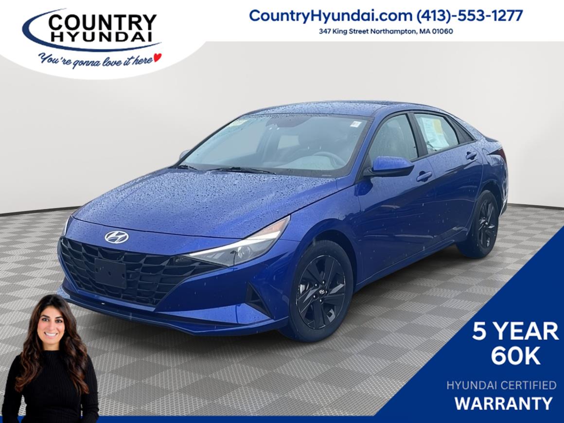 Intense Blue 2023 Hyundai Elantra Sedan Front-Wheel Drive Continuously Variable Transmission