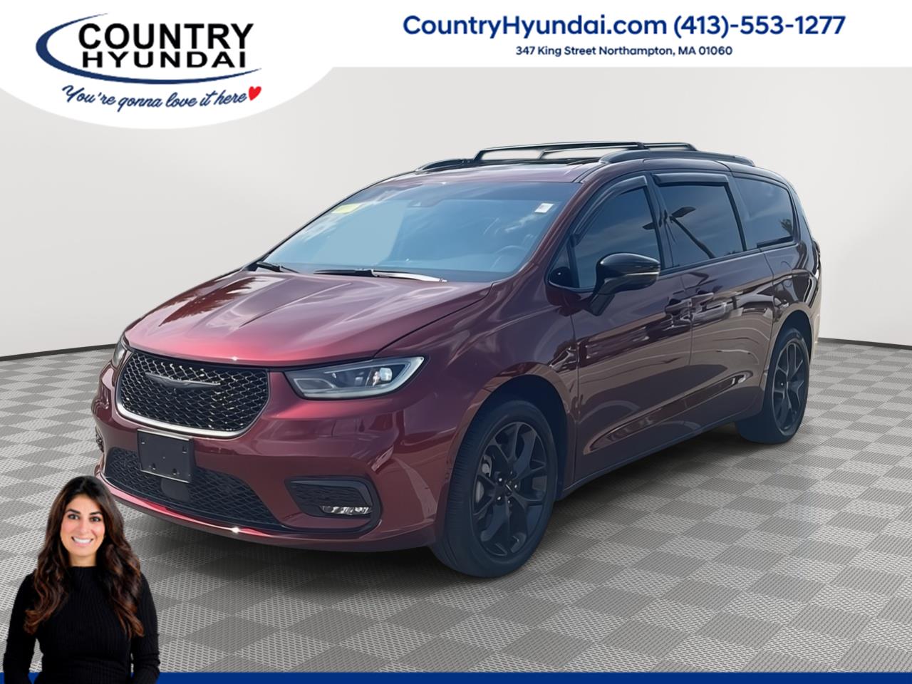 Velvet Red Pearlcoat 2023 Chrysler Pacifica Minivan All-Wheel Drive 9-Speed Automatic