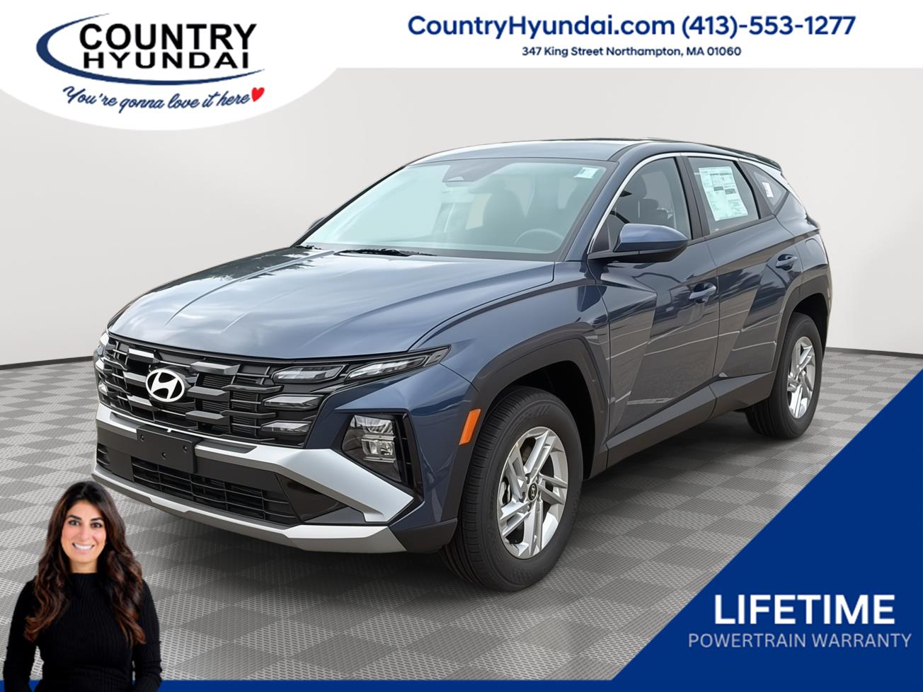 Atlantis Blue 2026 Hyundai Tucson SUV / Crossover All-Wheel Drive Automatic