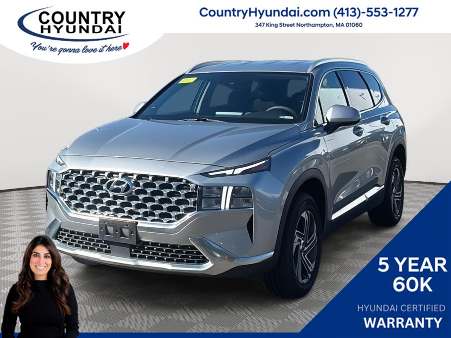 Shimmering Silver 2022 Hyundai Santa Fe SUV / Crossover All-Wheel Drive Automatic