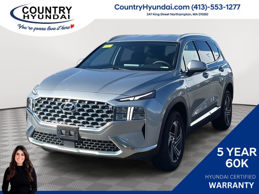 Shimmering Silver 2022 Hyundai Santa Fe SUV / Crossover All-Wheel Drive Automatic
