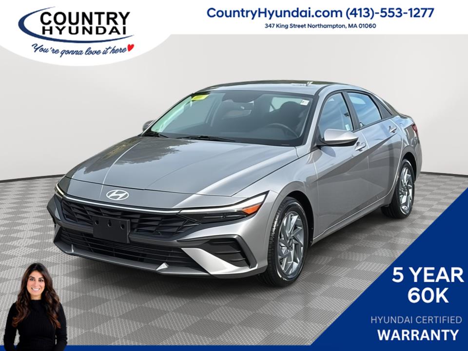 Fluid Metal 2024 Hyundai Elantra Sedan Front-Wheel Drive Continuously Variable Transmission