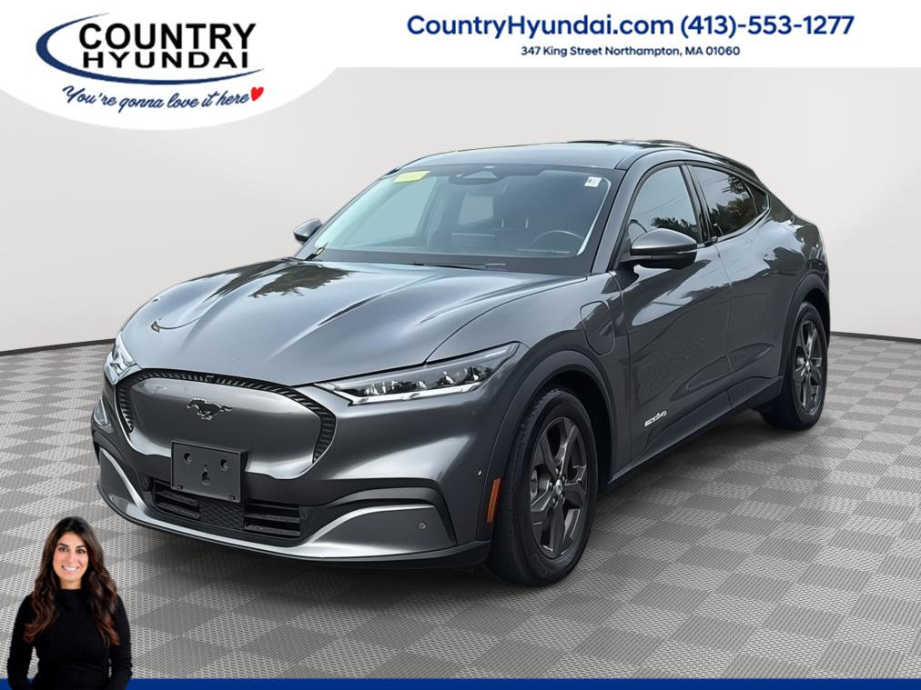 Carbonized Gray 2021 Ford Mustang Mach-E SUV / Crossover All-Wheel Drive 1-Speed Dual Clutch