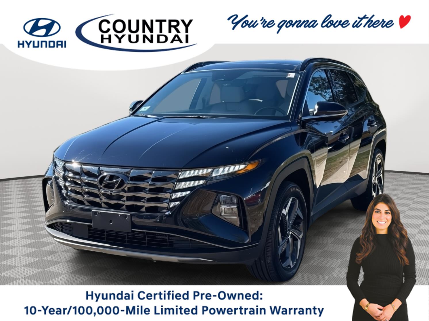 Deep Sea 2024 Hyundai Tucson Hybrid Plug-In Limited AWD SUV / Crossover All-Wheel Drive Automatic