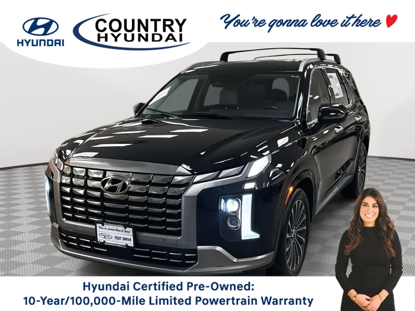 Abyss Black Pearl 2024 Hyundai Palisade Calligraphy AWD SUV / Crossover All-Wheel Drive Automatic