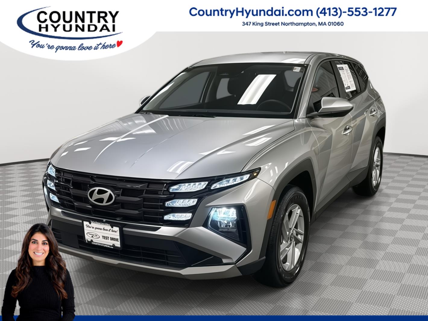 Shimmering Silver 2025 Hyundai Tucson SUV / Crossover All-Wheel Drive Automatic