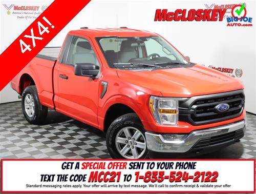 2021 Ford F-150 XL 4X4! SPRAY-IN BEDLINER! TONNEAU COVER! XL CHROME PACKAGE! 2-MONTH/2,000-MILE LIMITED POWERTRAIN WARRANTY!