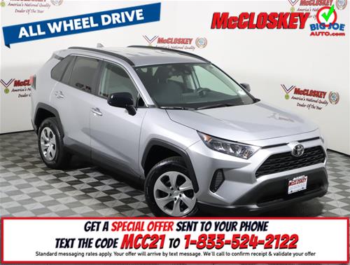 2021 Toyota RAV4 LE ALL WHEEL DRIVE! 4 NEW TIRES! 34 MPG HWY! 5-STAR SAFETY RATINGS! 2-MONTH/2,000-MILE LIMITED POWERTRAIN WARRANTY!