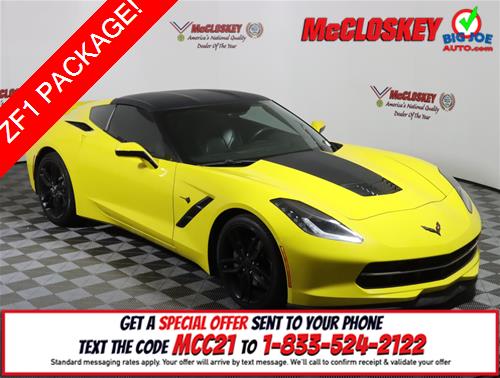 2015 Chevrolet Corvette 1LT NEW TIRES! ZF1 APPEARANCE PACKAGE! TRANSPARENT TARGA TOP! CARBON FLASH BADGE PACKAGE! PERFORMANCE DATA AND VIDEO RECORDER!